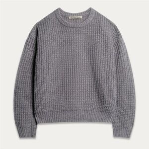 Every Other Thursday Men's Cozy Gray Wool Cashmere Knit Sweater L